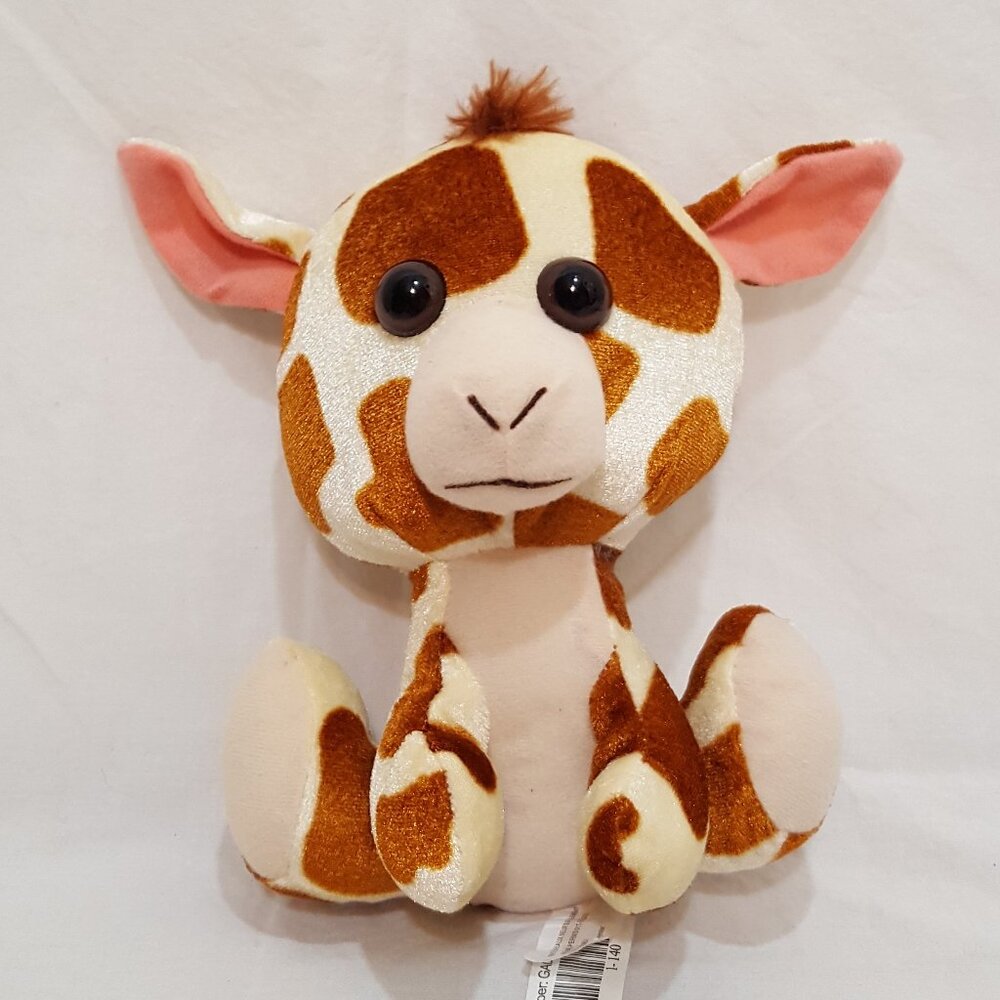 Giraffe Baby Plush Stuffed Animal 8" Brown Tan Classic Toy Co